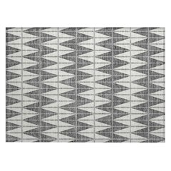 Machine Washable Indoor/Outdoor Chantille ACN2415 Ivory 1'8" x 2'6" Rug