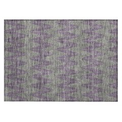 Machine Washable Indoor/Outdoor Chantille ACN2415 Purple 1'8" x 2'6" Rug
