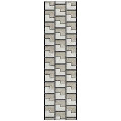 Machine Washable Indoor/Outdoor Chantille ACN2416 Ivory 2'3" x 7'6" Runner Rug