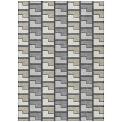 Machine Washable Indoor/Outdoor Chantille ACN2417 Ivory 2'6" x 3'10" Rug