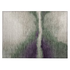 Machine Washable Indoor/Outdoor Chantille ACN2419 Green 1'8" x 2'6" Rug
