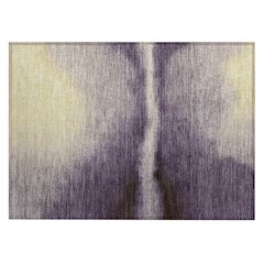 Machine Washable Indoor/Outdoor Chantille ACN2419 Purple 1'8" x 2'6" Rug