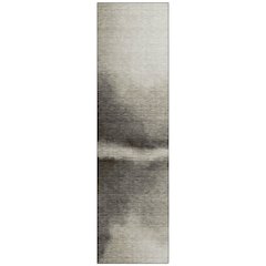 Machine Washable Indoor/Outdoor Chantille ACN2419 Brown 2'3" x 7'6" Runner Rug