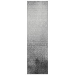 Machine Washable Indoor/Outdoor Chantille ACN2420 Gray 2'3" x 7'6" Runner Rug
