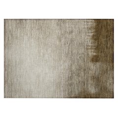 Machine Washable Indoor/Outdoor Chantille ACN2420 Brown 1'8" x 2'6" Rug