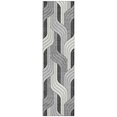 Machine Washable Indoor/Outdoor Chantille ACN2422 Ivory 2'3" x 7'6" Runner Rug