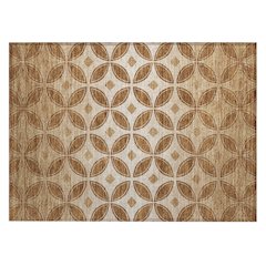 Machine Washable Indoor/Outdoor Chantille ACN2423 Orange 1'8" x 2'6" Rug