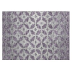 Machine Washable Indoor/Outdoor Chantille ACN2423 Purple 1'8" x 2'6" Rug