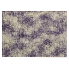 Machine Washable Indoor/Outdoor Chantille ACN2424 Purple 1'8" x 2'6" Rug