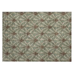 Machine Washable Indoor/Outdoor Chantille ACN2426 Green 1'8" x 2'6" Rug