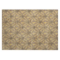 Machine Washable Indoor/Outdoor Chantille ACN2426 Gold 1'8" x 2'6" Rug