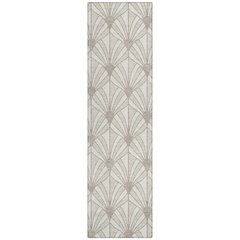 Machine Washable Indoor/Outdoor Chantille ACN2426 Ivory 2'3" x 7'6" Runner Rug