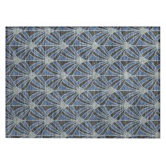 Machine Washable Indoor/Outdoor Chantille ACN2426 Blue 1'8" x 2'6" Rug