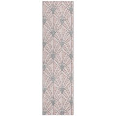 Machine Washable Indoor/Outdoor Chantille ACN2426 Pink 2'3" x 7'6" Runner Rug