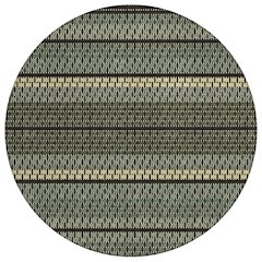 Machine Washable Indoor/Outdoor Chantille ACN2427 Green 8' x 8' Round Rug