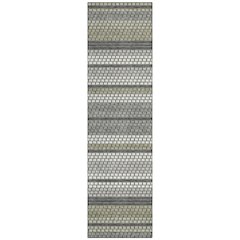Machine Washable Indoor/Outdoor Chantille ACN2427 Gray 2'3" x 7'6" Runner Rug