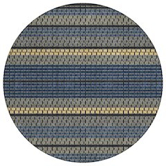 Machine Washable Indoor/Outdoor Chantille ACN2427 Blue 8' x 8' Round Rug