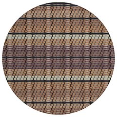 Machine Washable Indoor/Outdoor Chantille ACN2427 Orange 8' x 8' Round Rug