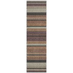 Machine Washable Indoor/Outdoor Chantille ACN2427 Orange 2'3" x 7'6" Runner Rug
