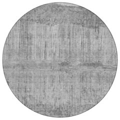 Machine Washable Indoor/Outdoor Chantille ACN2428 Gray 8' x 8' Round Rug