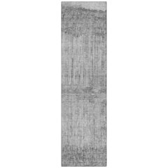 Machine Washable Indoor/Outdoor Chantille ACN2428 Gray 2'3" x 7'6" Runner Rug