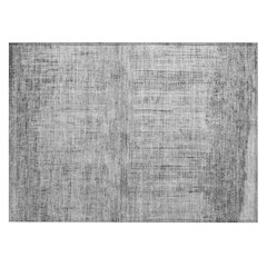 Machine Washable Indoor/Outdoor Chantille ACN2428 Gray 1'8" x 2'6" Rug