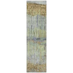 Machine Washable Indoor/Outdoor Chantille ACN2428 Brown 2'3" x 7'6" Runner Rug