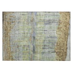 Machine Washable Indoor/Outdoor Chantille ACN2428 Brown 1'8" x 2'6" Rug