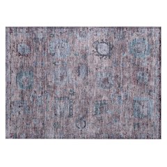 Machine Washable Indoor/Outdoor Chantille ACN2429 Purple 1'8" x 2'6" Rug