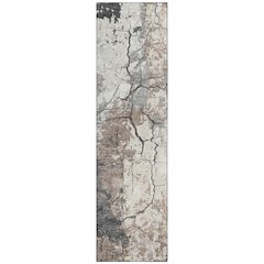 Machine Washable Indoor/Outdoor Chantille ACN2431 Brown 2'3" x 7'6" Runner Rug