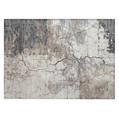 Machine Washable Indoor/Outdoor Chantille ACN2431 Brown 1'8" x 2'6" Rug