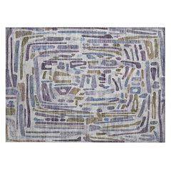 Machine Washable Indoor/Outdoor Chantille ACN2432 Purple 1'8" x 2'6" Rug