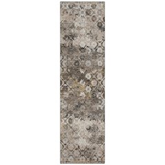 Machine Washable Indoor/Outdoor Chantille ACN2433 Brown 2'3" x 7'6" Runner Rug