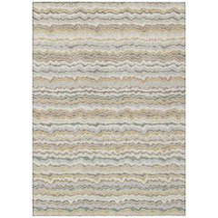Machine Washable Indoor/Outdoor Chantille ACN2436 Ivory 2'6" x 3'10" Rug