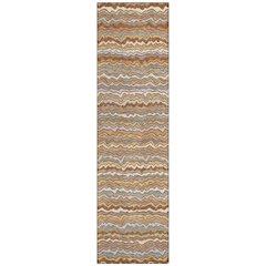 Machine Washable Indoor/Outdoor Chantille ACN2436 Orange 2'3" x 7'6" Runner Rug