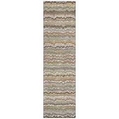 Machine Washable Indoor/Outdoor Chantille ACN2436 Brown 2'3" x 7'6" Runner Rug