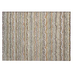 Machine Washable Indoor/Outdoor Chantille ACN2436 Brown 1'8" x 2'6" Rug