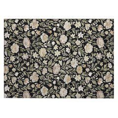 Machine Washable Indoor/Outdoor Chantille ACN2438 Black 1'8" x 2'6" Rug