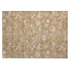 Machine Washable Indoor/Outdoor Chantille ACN2438 Orange 1'8" x 2'6" Rug