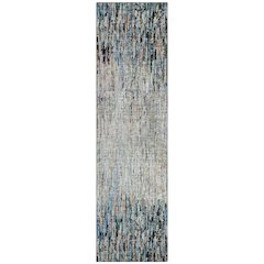 Machine Washable Indoor/Outdoor Chantille ACN2439 Black 2'3" x 7'6" Runner Rug