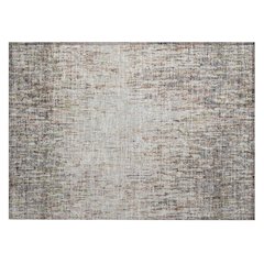 Machine Washable Indoor/Outdoor Chantille ACN2439 Gray 1'8" x 2'6" Rug