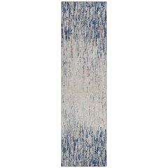 Machine Washable Indoor/Outdoor Chantille ACN2439 Blue 2'3" x 7'6" Runner Rug