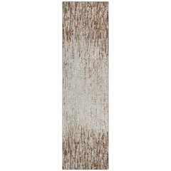 Machine Washable Indoor/Outdoor Chantille ACN2439 Orange 2'3" x 7'6" Runner Rug