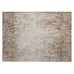 Machine Washable Indoor/Outdoor Chantille ACN2439 Orange 1'8" x 2'6" Rug