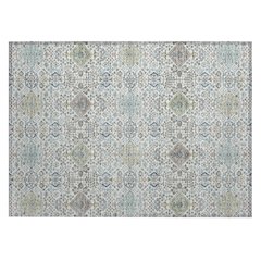 Machine Washable Indoor/Outdoor Chantille ACN2440 Ivory 1'8" x 2'6" Rug