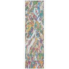 Machine Washable Indoor/Outdoor Chantille ACN2441 Ivory 2'3" x 7'6" Runner Rug