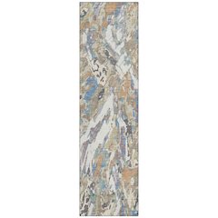 Machine Washable Indoor/Outdoor Chantille ACN2441 Ivory 2'3" x 7'6" Runner Rug