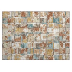 Machine Washable Indoor/Outdoor Chantille ACN2442 Orange 1'8" x 2'6" Rug
