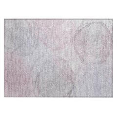 Machine Washable Indoor/Outdoor Chantille ACN2443 Pink 1'8" x 2'6" Rug