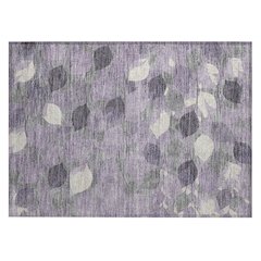Machine Washable Indoor/Outdoor Chantille ACN2444 Purple 1'8" x 2'6" Rug